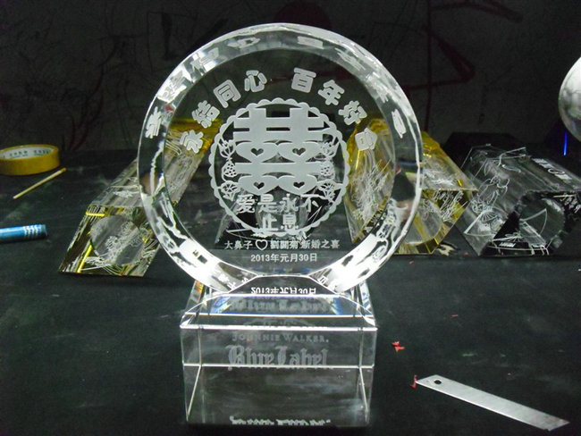 水晶獎牌